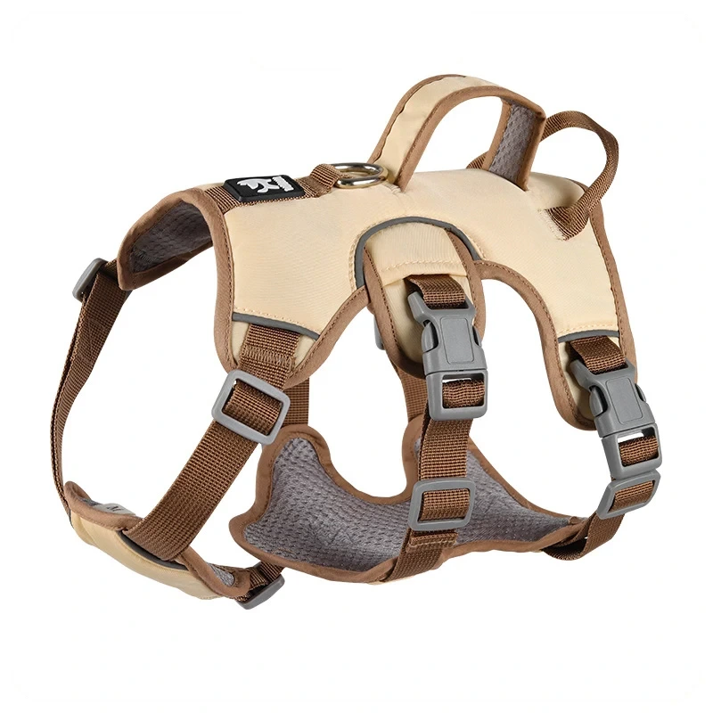 Fabricants &eacute;chantillon gratuit r&eacute;fl&eacute;chissant imperm&eacute;able &agrave; l&rsquo;eau toutes les tailles Xl &eacute;tape dans le harnais de gilet Oxford r&eacute;glable en maille tactique pour chien de compagnie