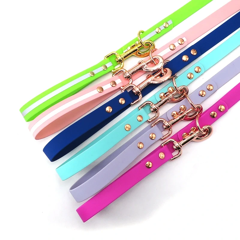 Wholesale New Designer Luxury Soft Waterproof Pvc Personalized Double End Dog Leash, image 6