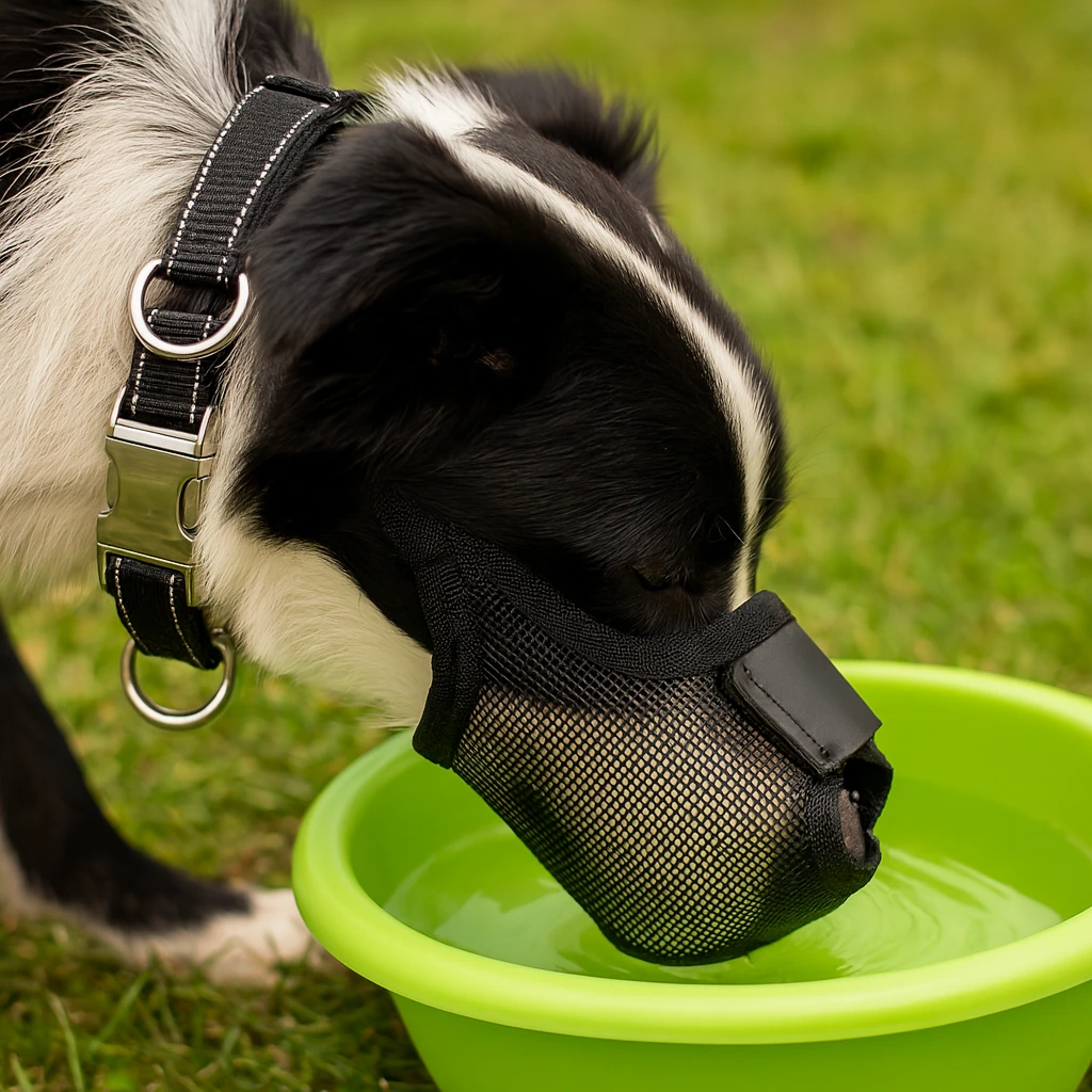 Ajustable Air Mesh Soft Dog Muzzle, image 5