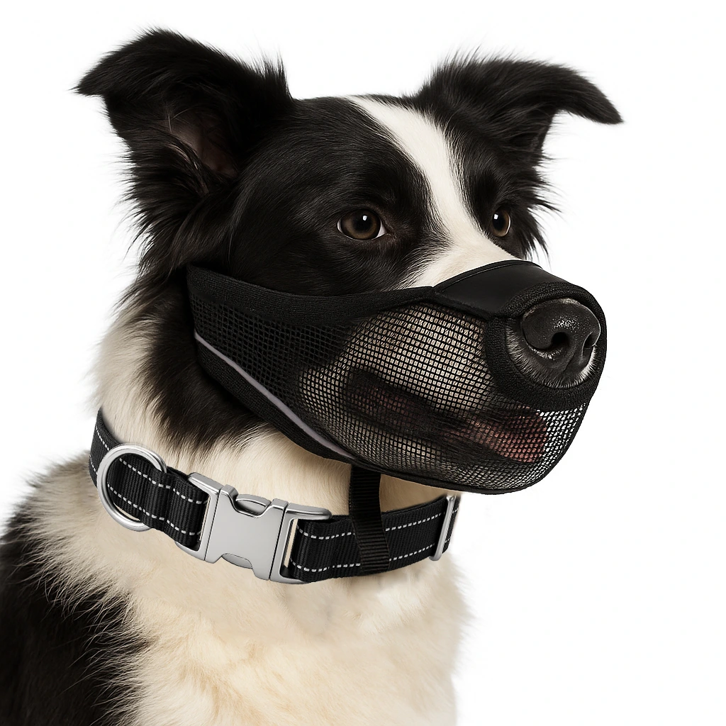 Ajustable Air Mesh Soft Dog Muzzle, image 6