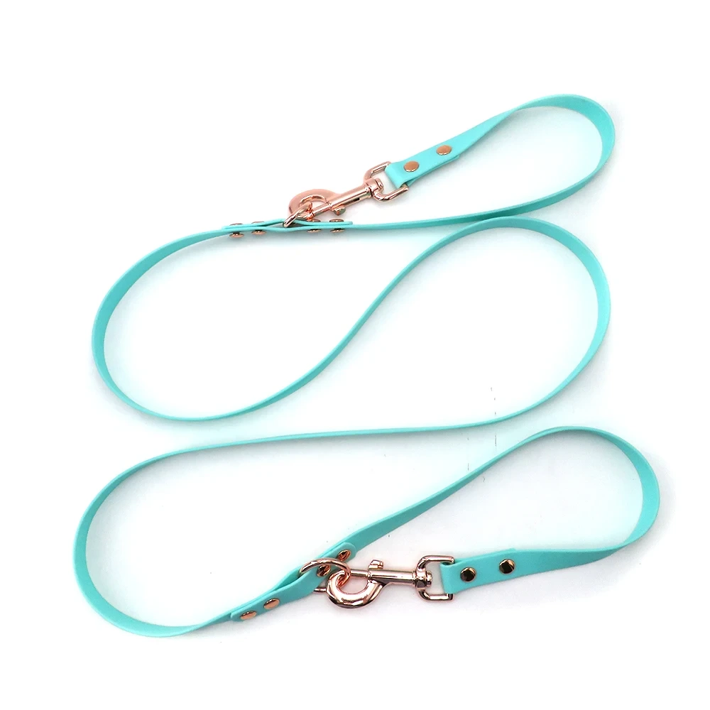 Wholesale New Designer Luxury Soft Waterproof Pvc Personalized Double End Dog Leash, image 2