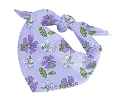 Paarse 7-delige hondenset met bloemenprint, image 4