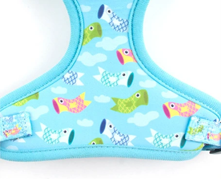 Blue Fish Pattern Print Dog 6 Piece Set, image 2