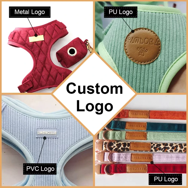 Exclusive Custom Velvet Dog Vest Collar Set, image 2