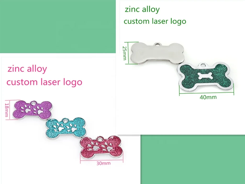 Hundemarken aus Zinklegierung mit individuellem Logo, image 5