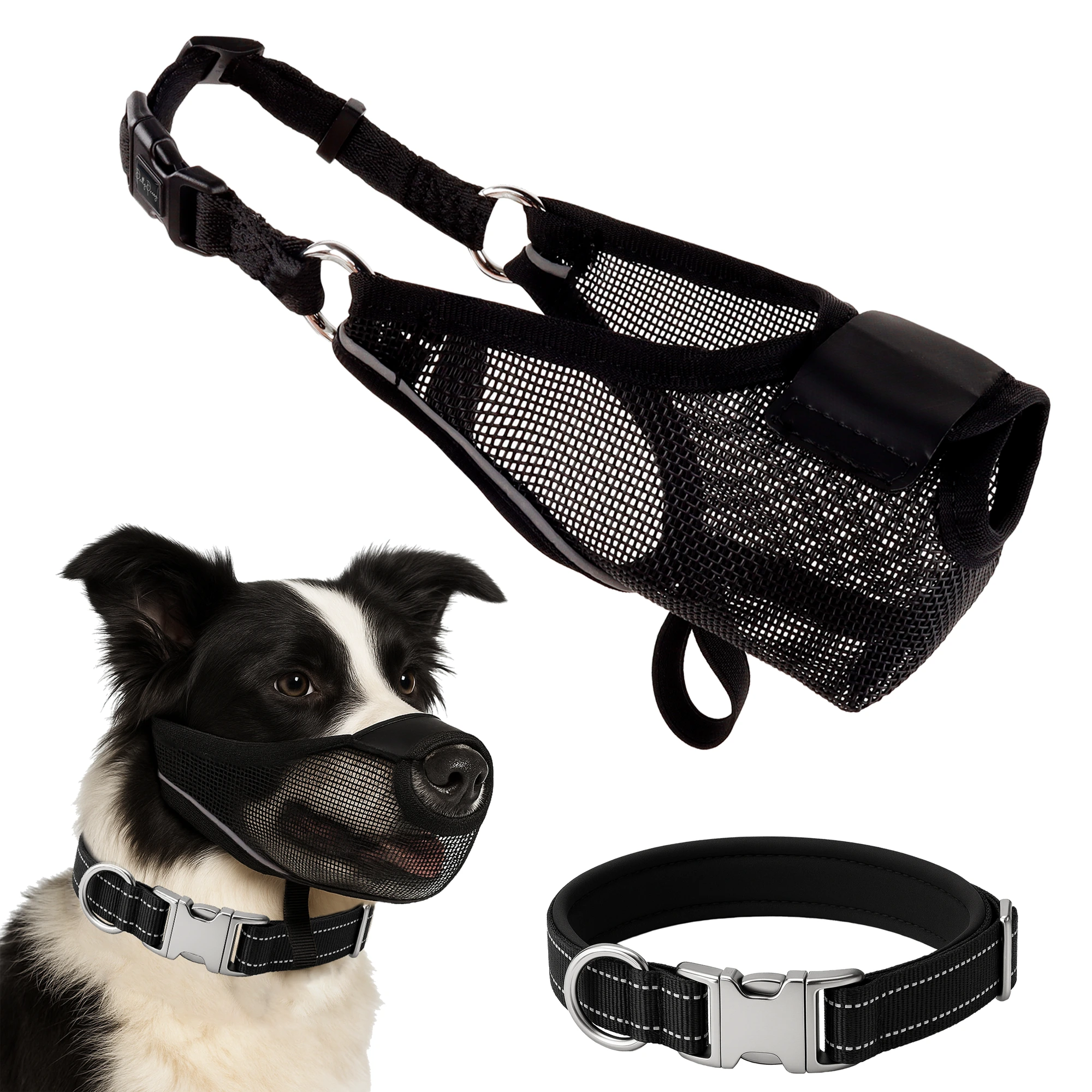 Ajustable Air Mesh Soft Dog Muzzle