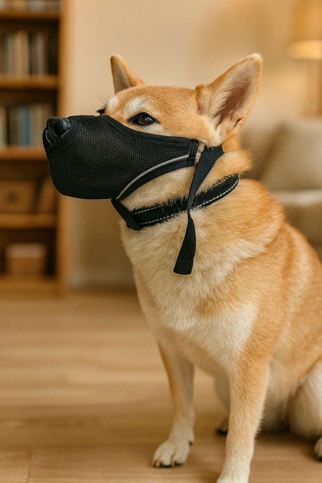 Ajustable Air Mesh Soft Dog Muzzle, image 3