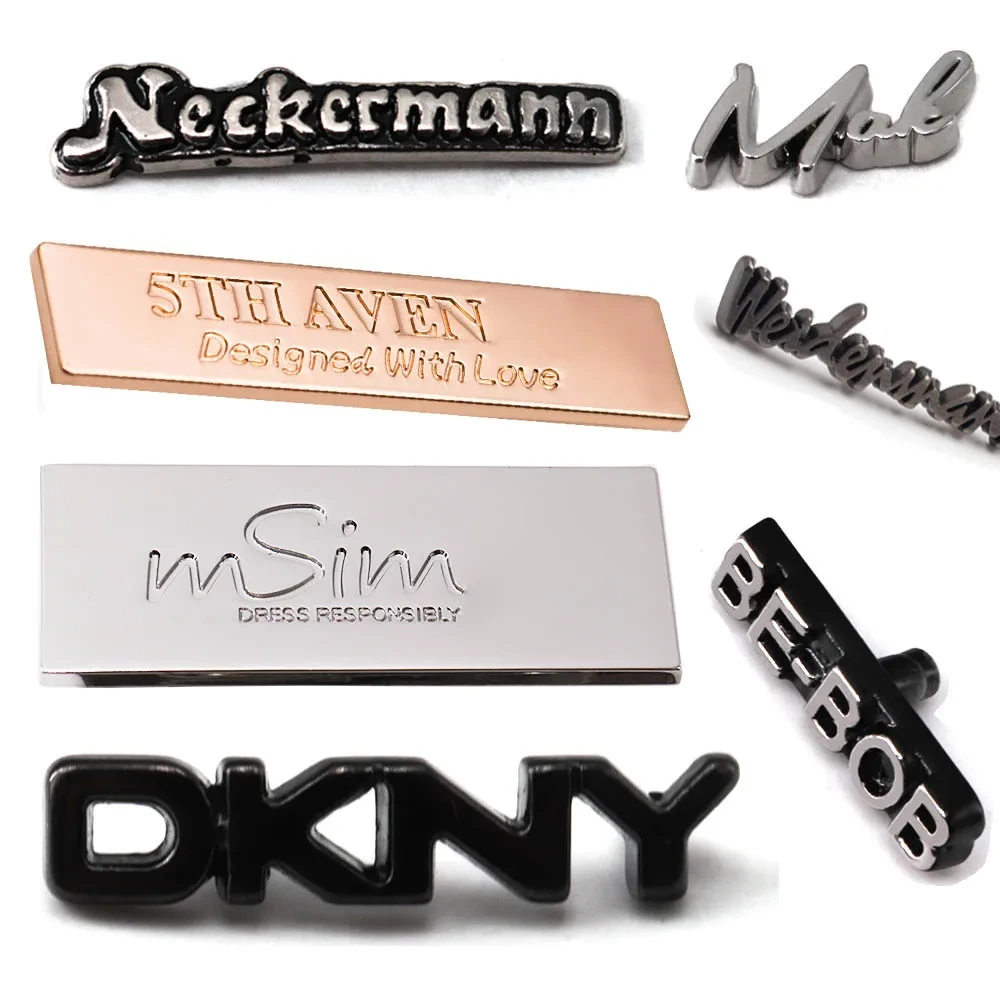 Geprägte und gravierte Metall-Logoschilder, image 5