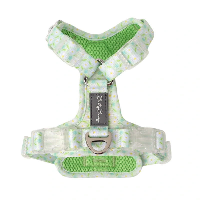 Nature Print Dog Harness