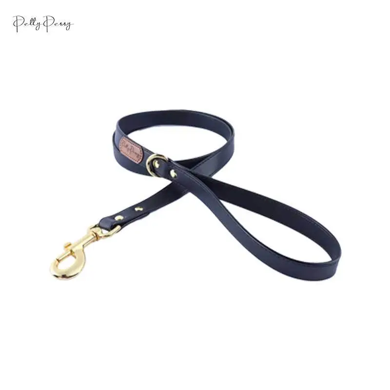 PAIRUIPETS Diseño personalizado de lujo PU Arnés de cuero vegano para mascotas pequeñas Correa de cuero para perros pequeños y grandes &Juego de collar, image 2